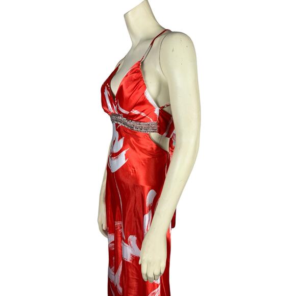 B. Smart Satin Formal Prom Dress Gown 3 Juniors XS S - Picture 9 of 16